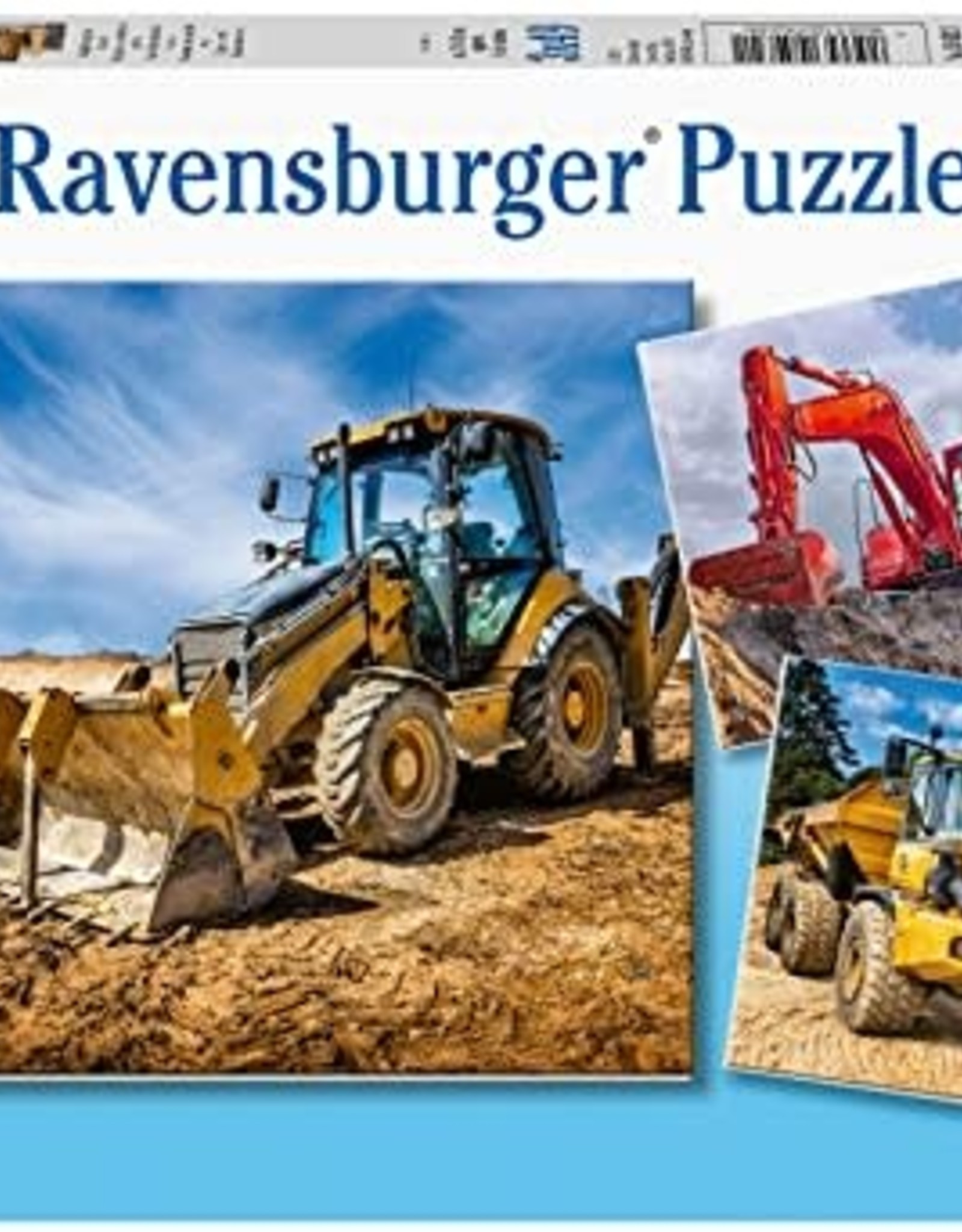Ravensburger Digger at work! 3x49pc RAV05032