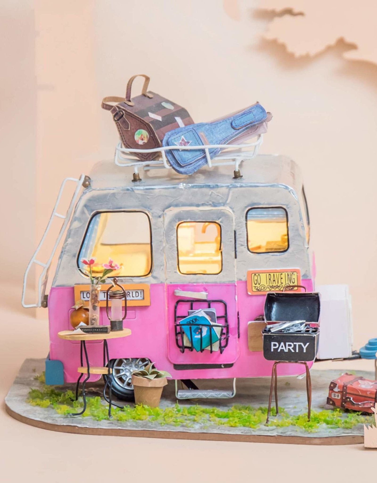 Robotime DIY House-Happy Camper