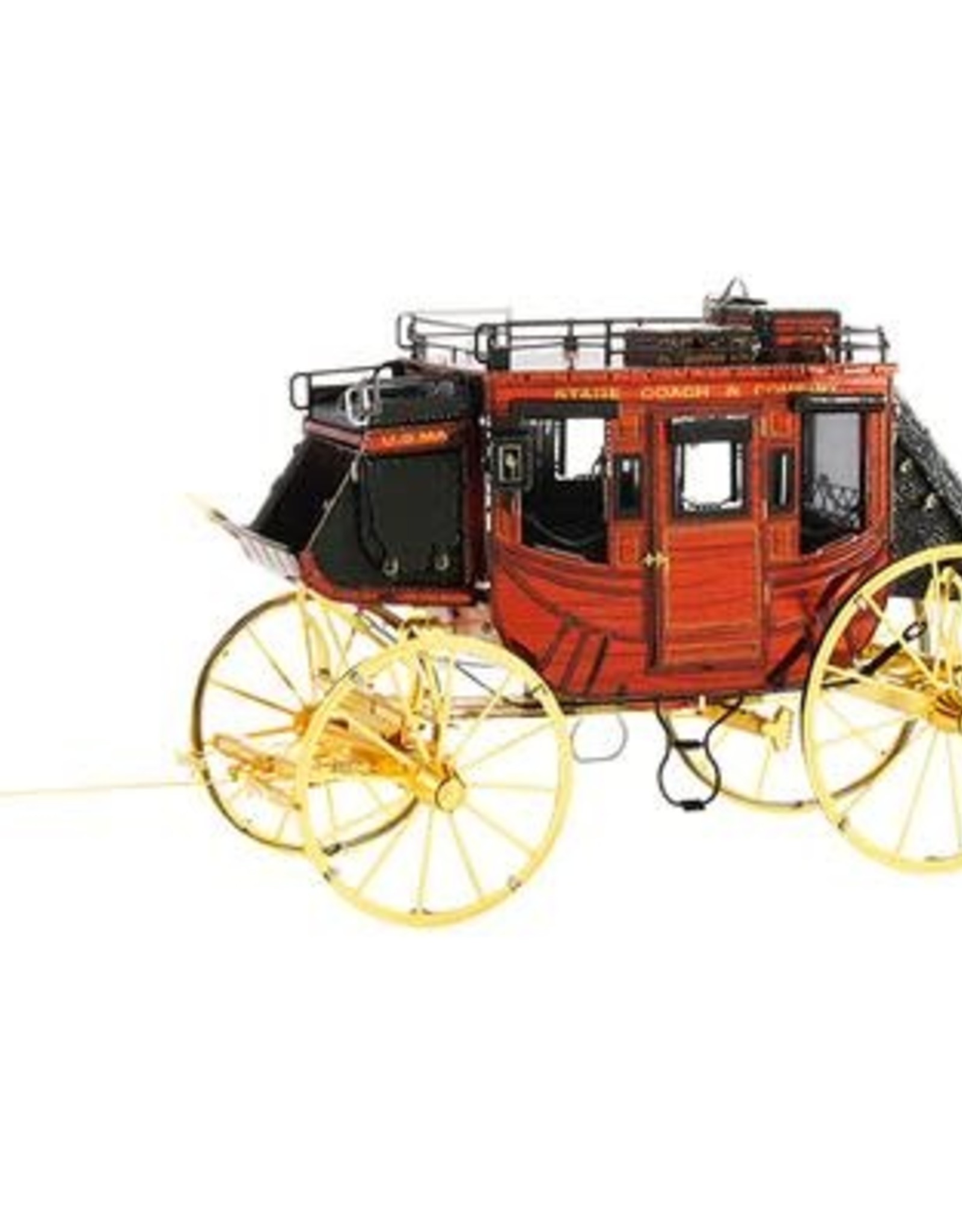 MetalEarth M.E. Wild West - Stage Coach, 3 sh