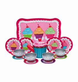 Schylling CUPCAKE TIN TEA SET