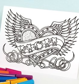 Crystal Salamon MOM Colouring Card