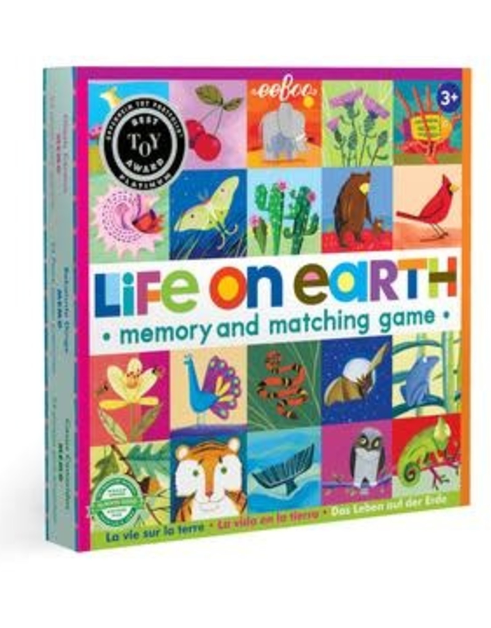 eeBoo LIFE ON EARTH MEMORY MATCHING GAME