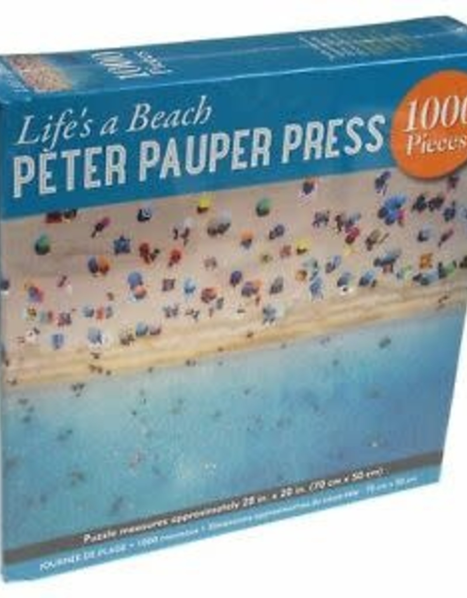 Peter Pauper Press LIFE'S A BEACH 1000 PIECE JIGSAW PUZZLE