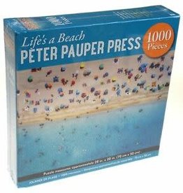 Peter Pauper Press LIFE'S A BEACH 1000 PIECE JIGSAW PUZZLE