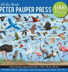 Peter Pauper Press ALL THE BIRDS 1000 PC