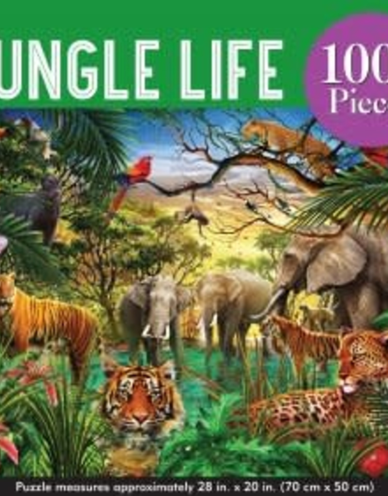 Peter Pauper Press JUNGLE LIFE 1000 PIECE JIGSAW PUZZLE