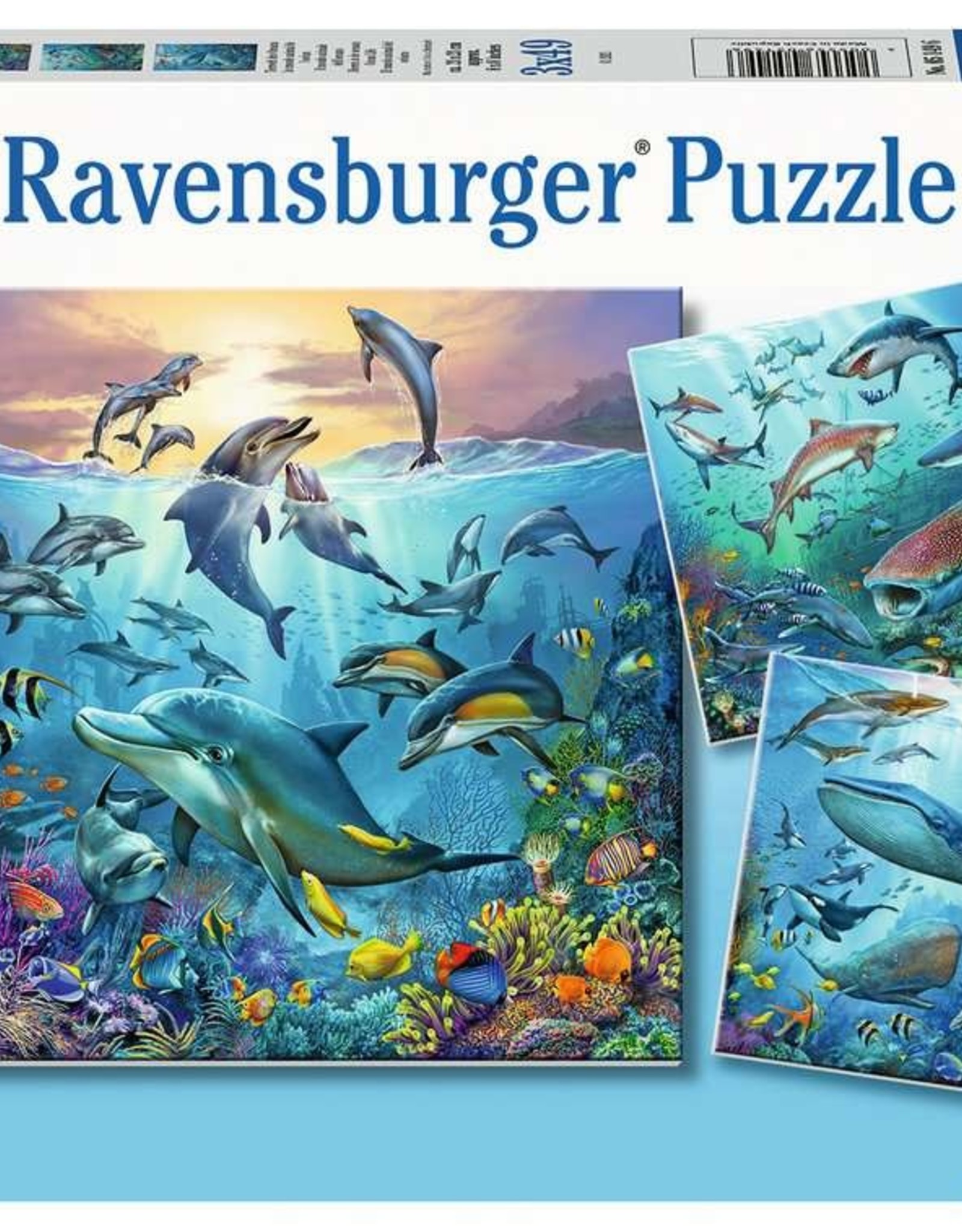 Ravensburger Tierwelt des Ozeans 3x49pc RAV05149