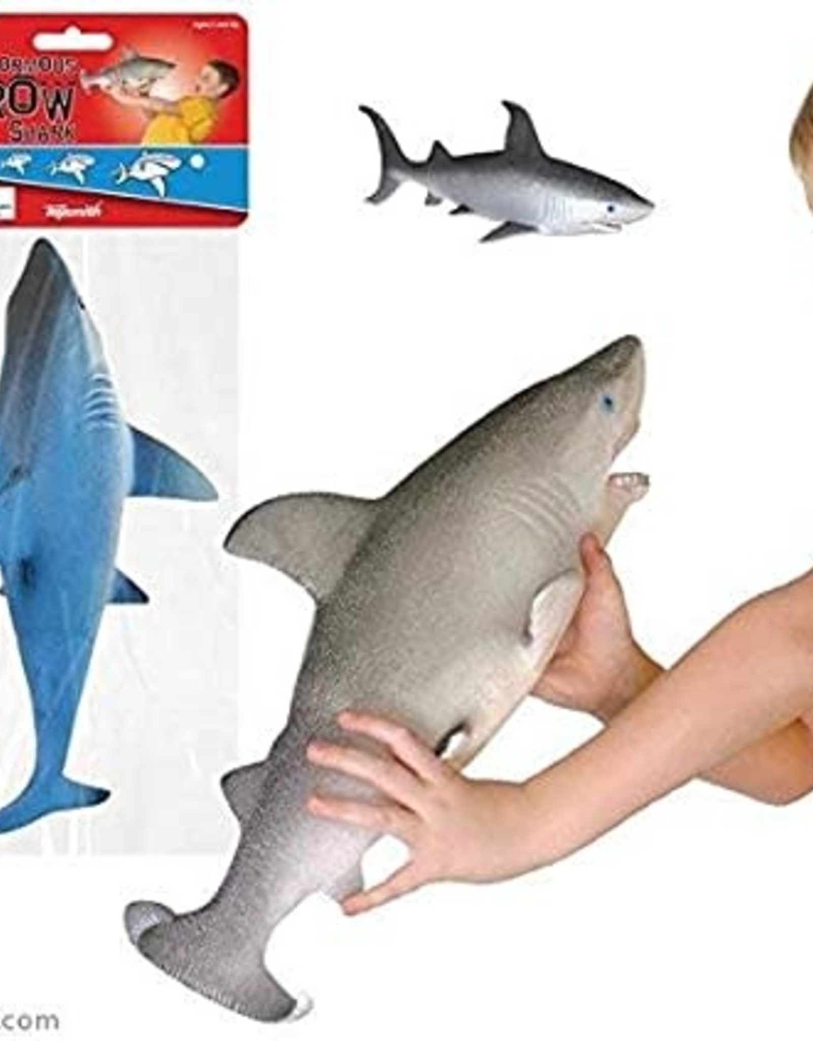 Toysmith Ginormous Grow Shark Asst.
