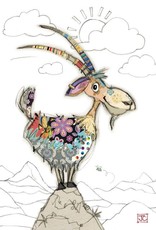 Incognito Kooks - Gordon goat - Blank 5” x 7”