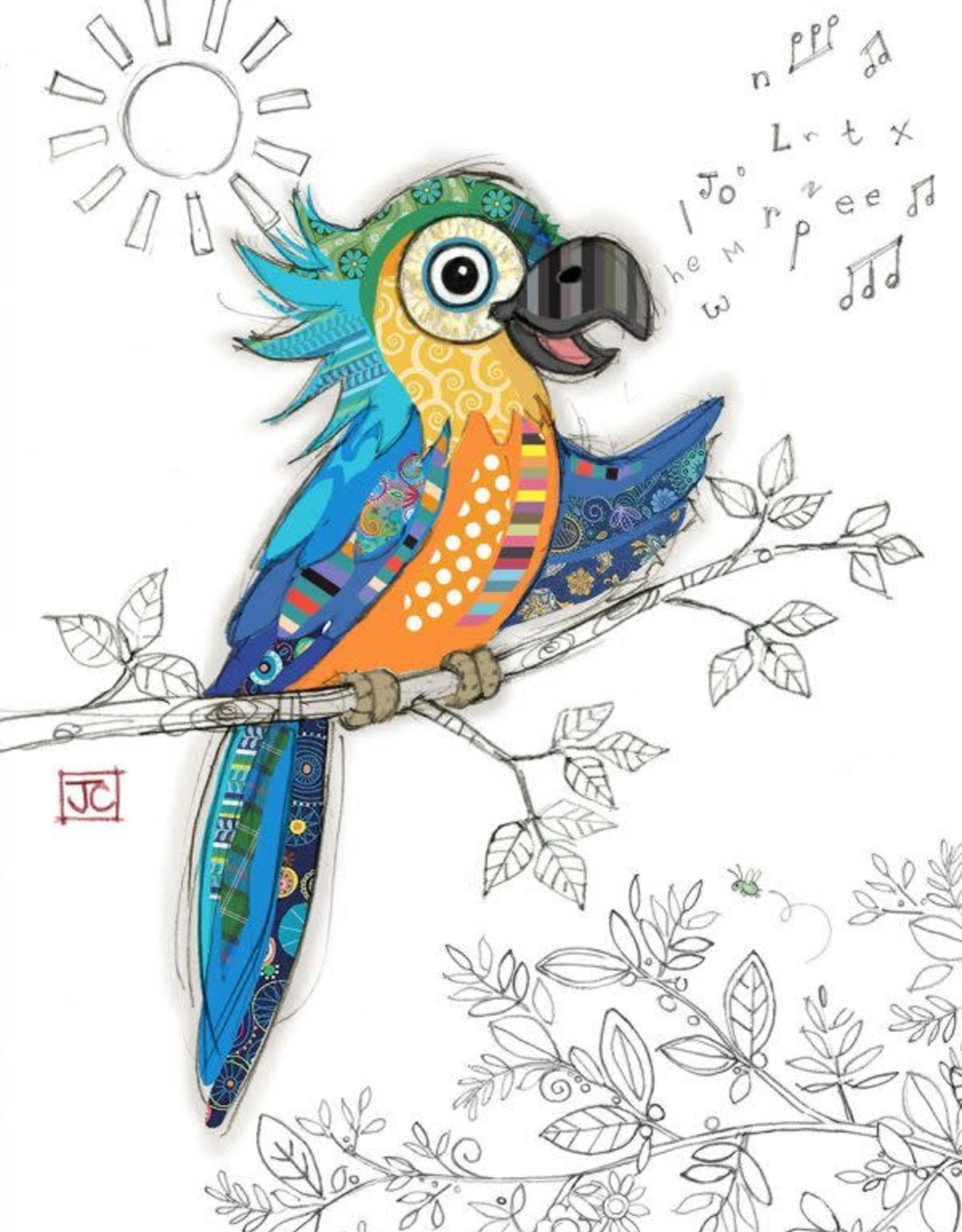 Incognito KOOKS - PARROT - BLANK (5" X 7")