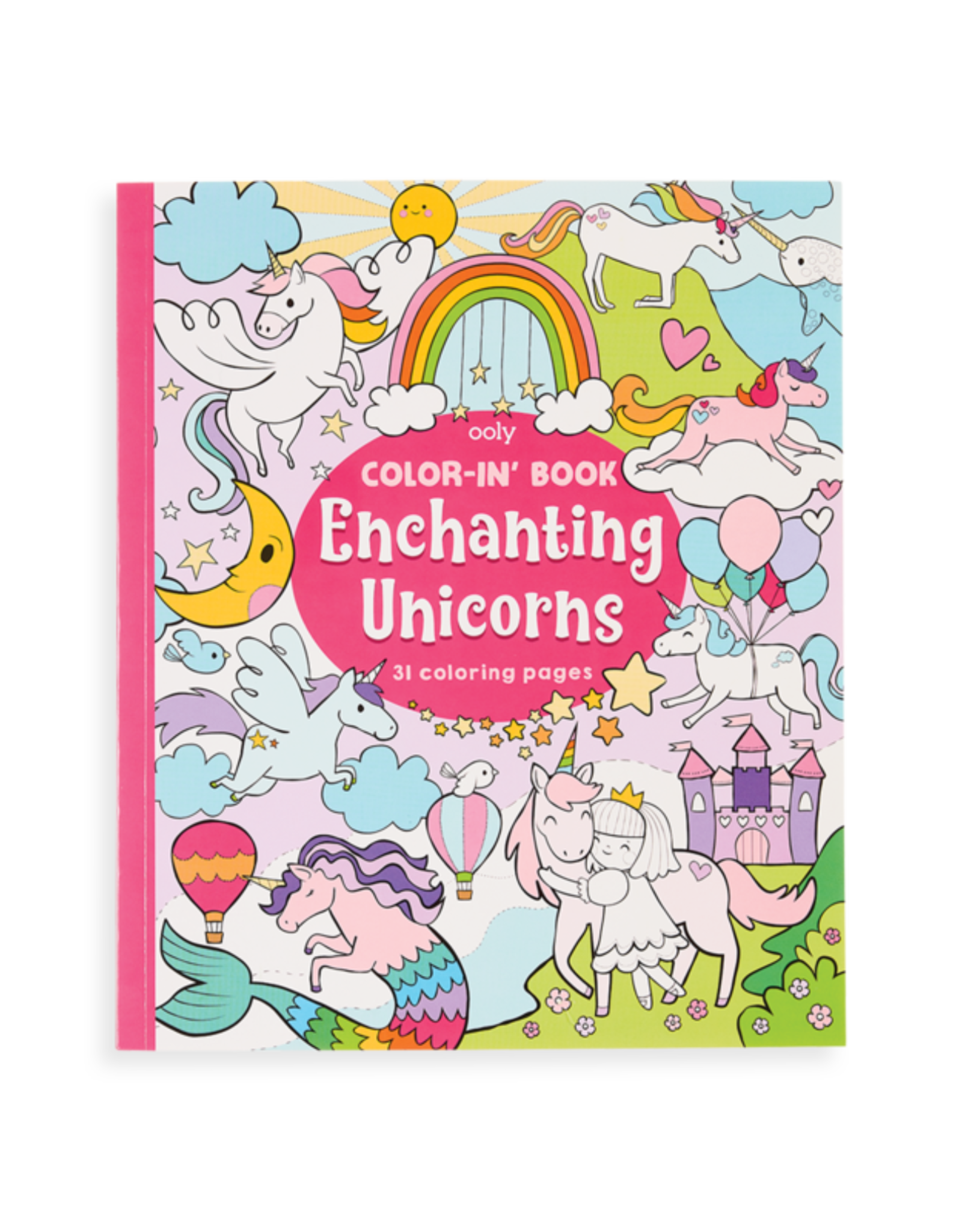 OOLY COLOUR-IN' BOOK - ENCHANTING UNICORNS