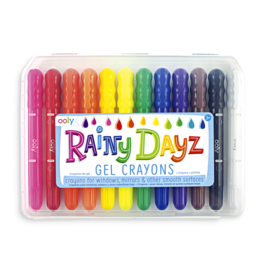 OOLY RAINY DAYZ GEL CRAYONS - SET OF 12