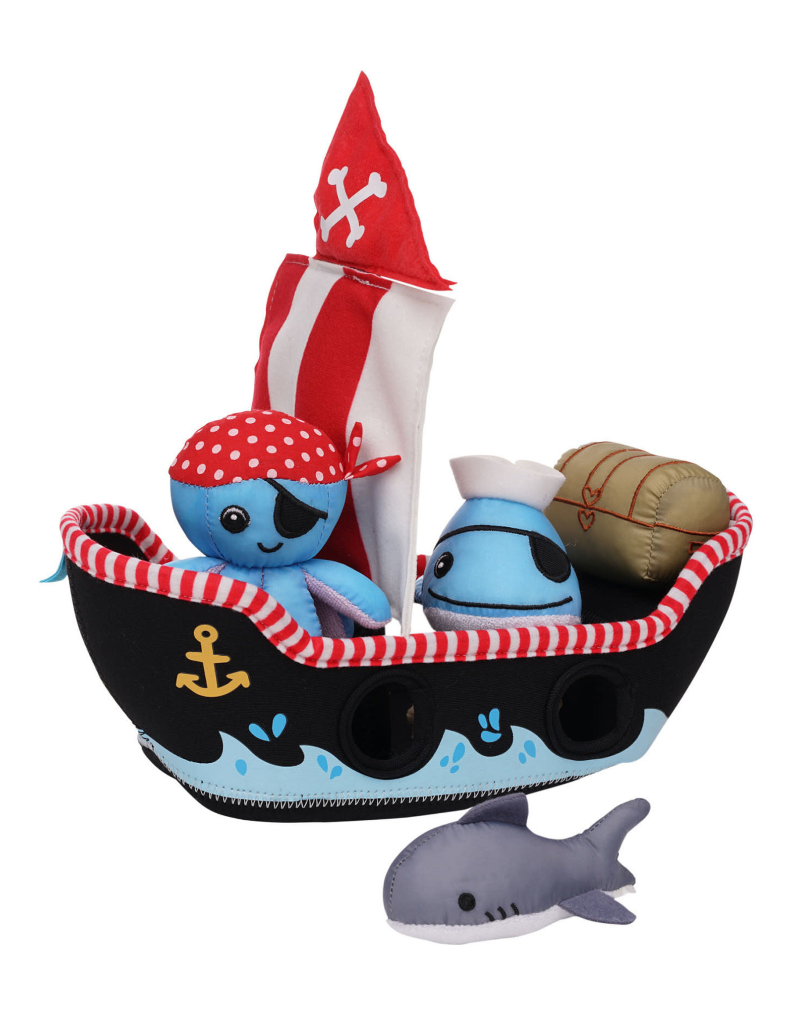 Manhattan Toy Pirate Ship Floating Fill n Spill Bath Toy