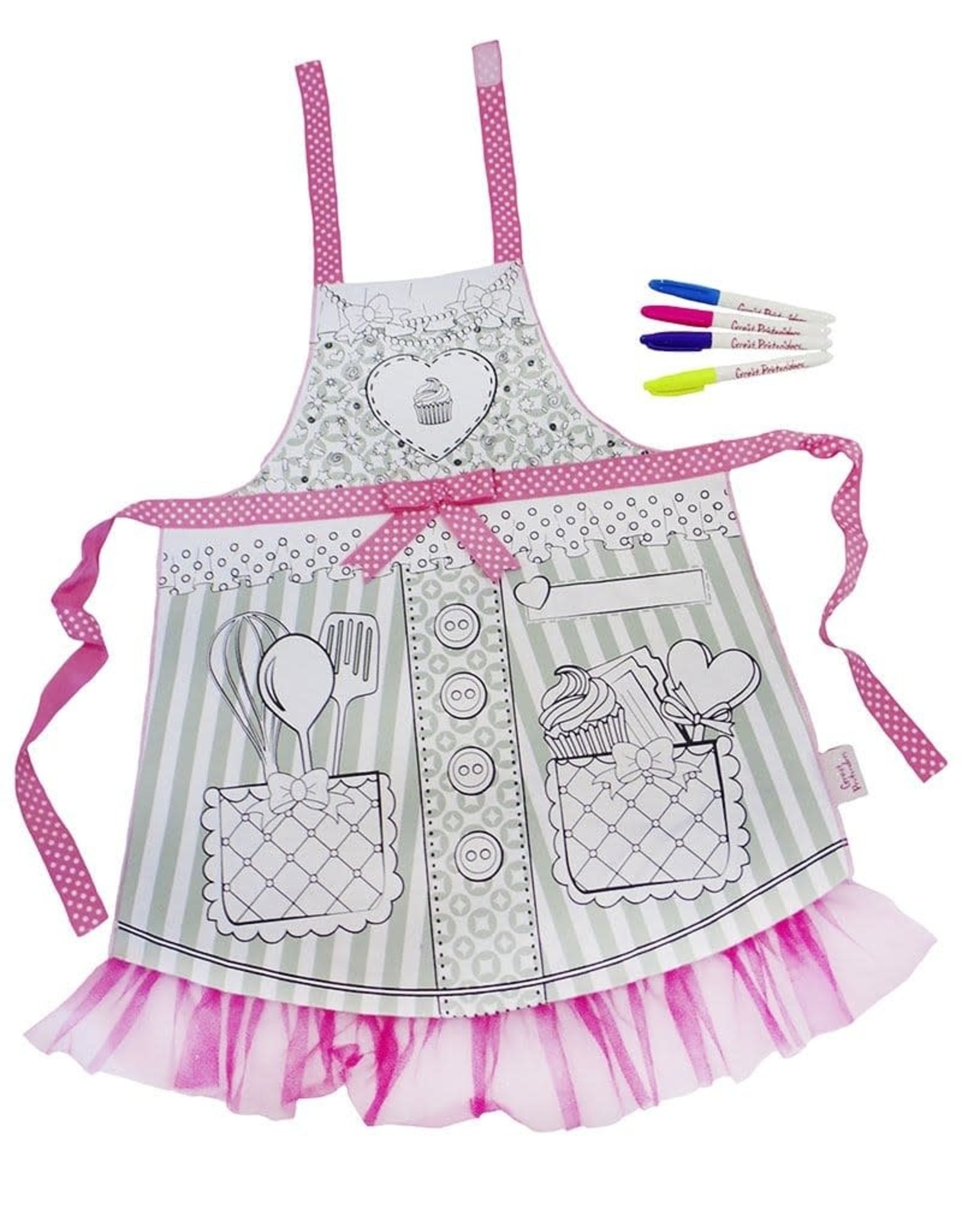 Great Pretenders Colour-An-Apron, Size 4-6