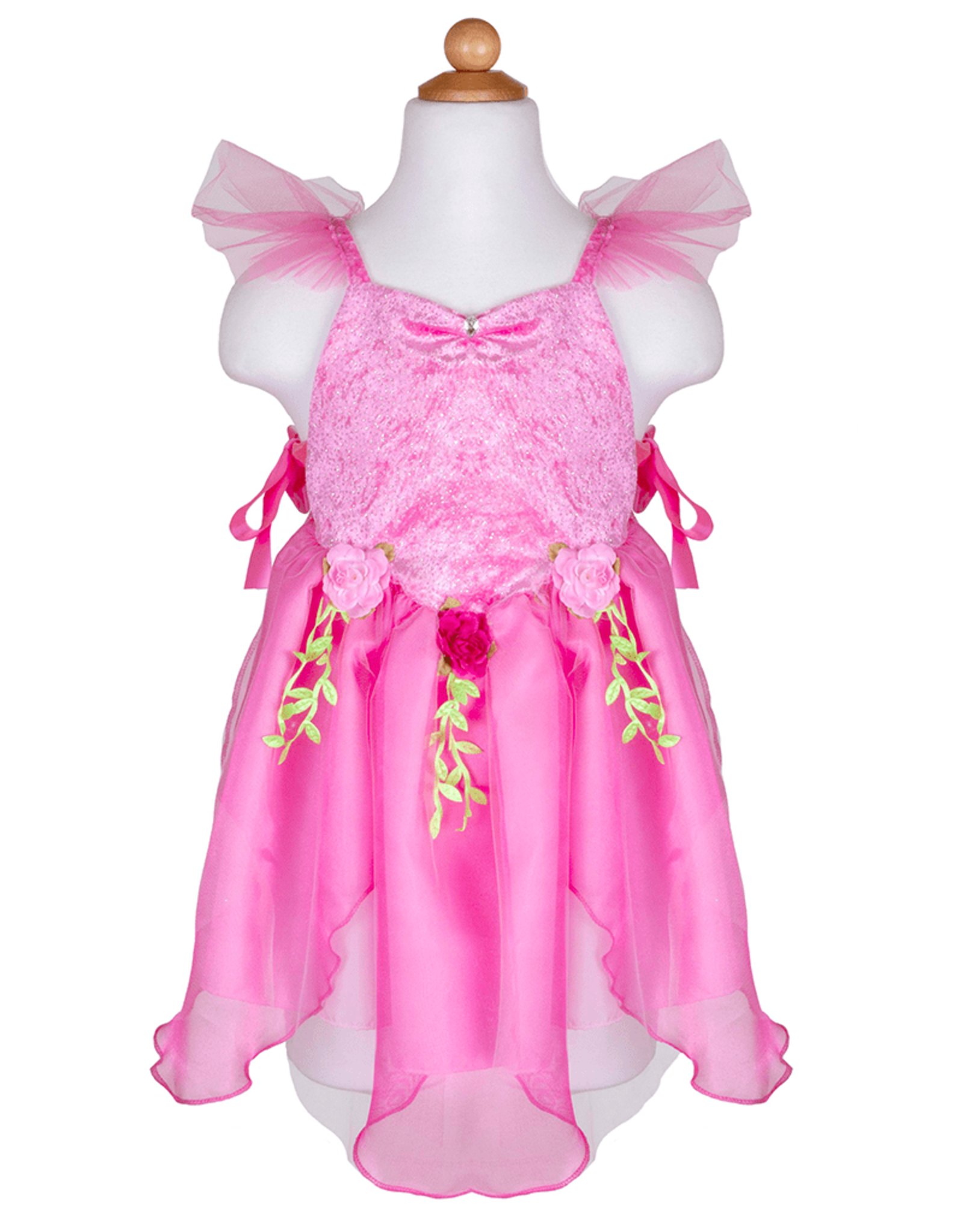 Great Pretenders Forest Fairy Tunic, Dk Pink, Size 3-4