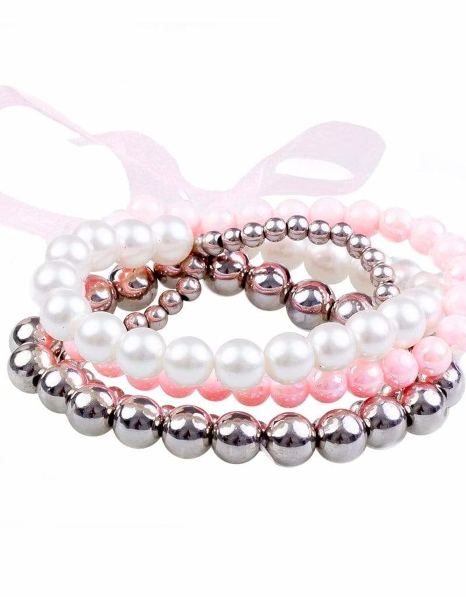 Great Pretenders Pearly to Wed Bracelet Set, 4pcs