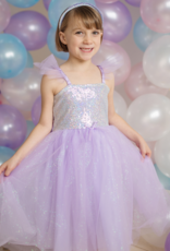 Great Pretenders Sequins Princess Dress, Lilac, Size 7-8