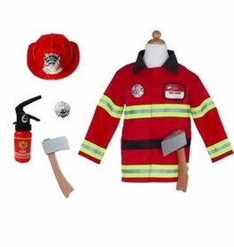 Great Pretenders Firefighter Set Includes 5 Accessories, Size 5-6