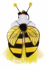Great Pretenders Glitter Bumblebee Tutu With Wings & HB,  Size 4-6