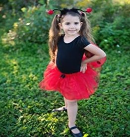 Great Pretenders Glitter Ladybug Tutu With Wings & HB,  Size 4-6