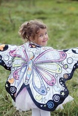 Great Pretenders Colour-A-Cape, Butterﬂy Wings, Size 4-7, Boxed