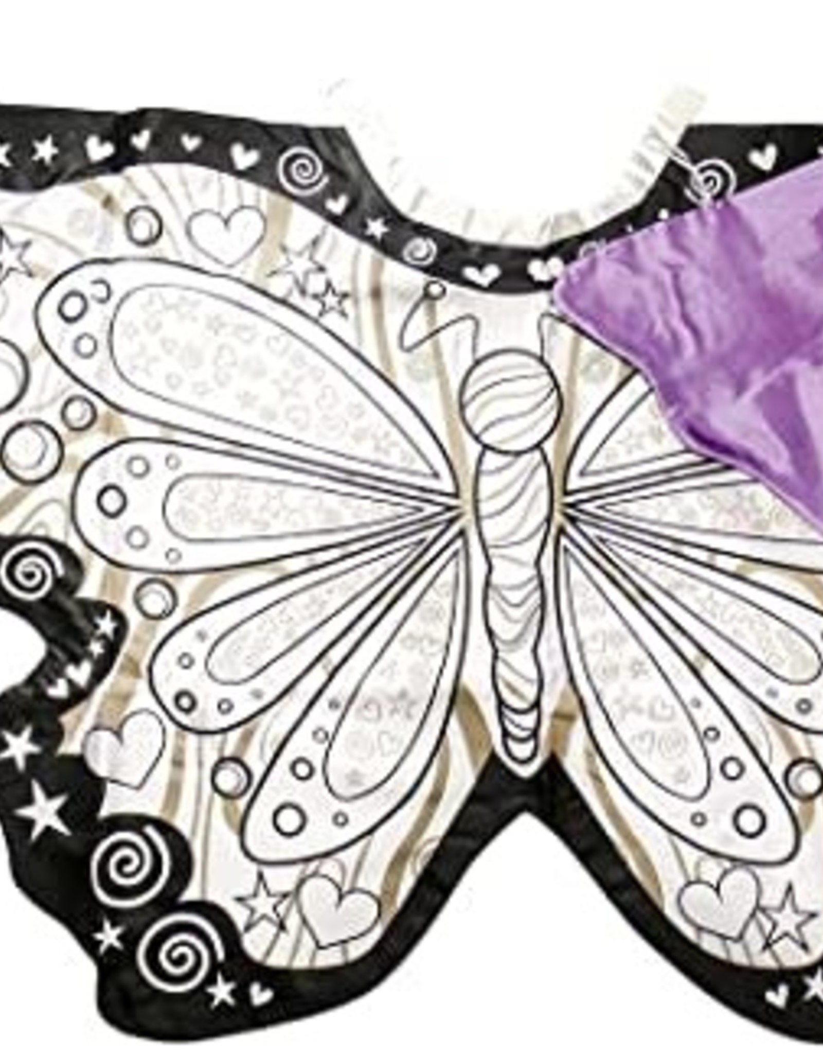 Great Pretenders Colour-A-Cape, Butterﬂy Wings, Size 4-7, Boxed
