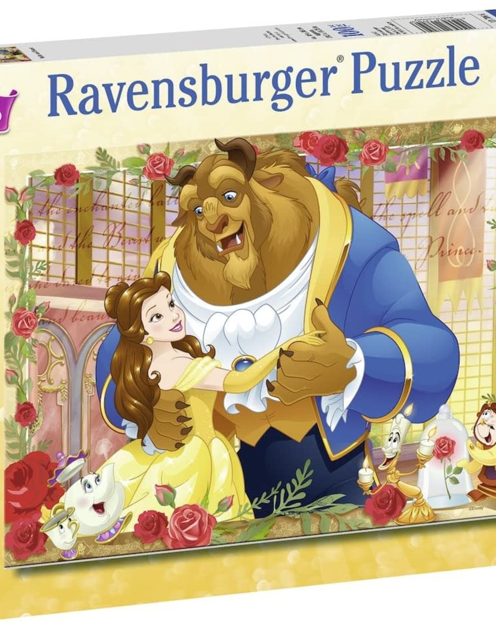 Ravensburger DPR: Belle & Beast 100pc Glitter RAV13704