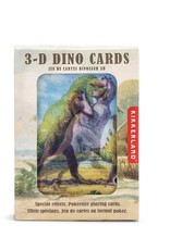 Kikkerland 3D DINOSAUR PLAYING CARDS