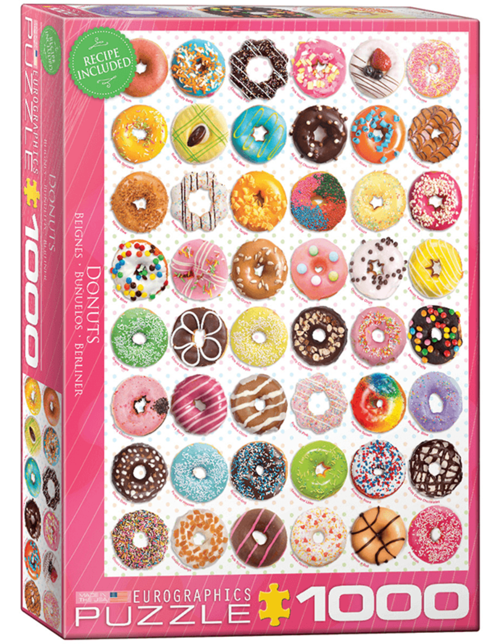 Eurographics Donuts - Sweet Collection 1000pc