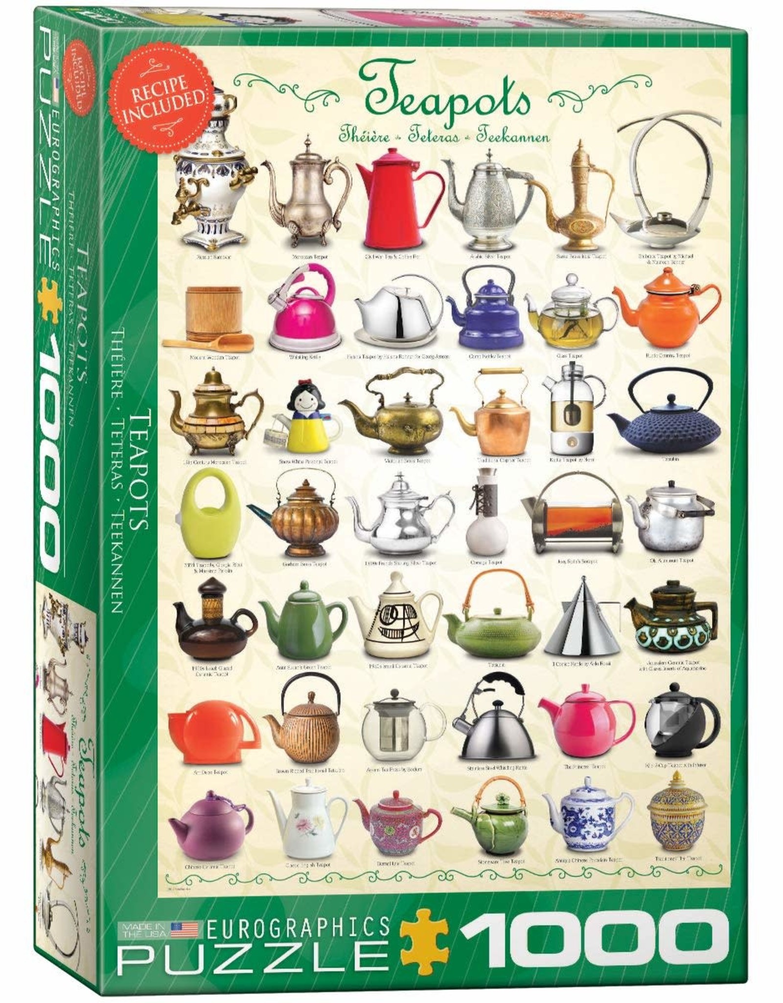 Eurographics Teapots 1000pc