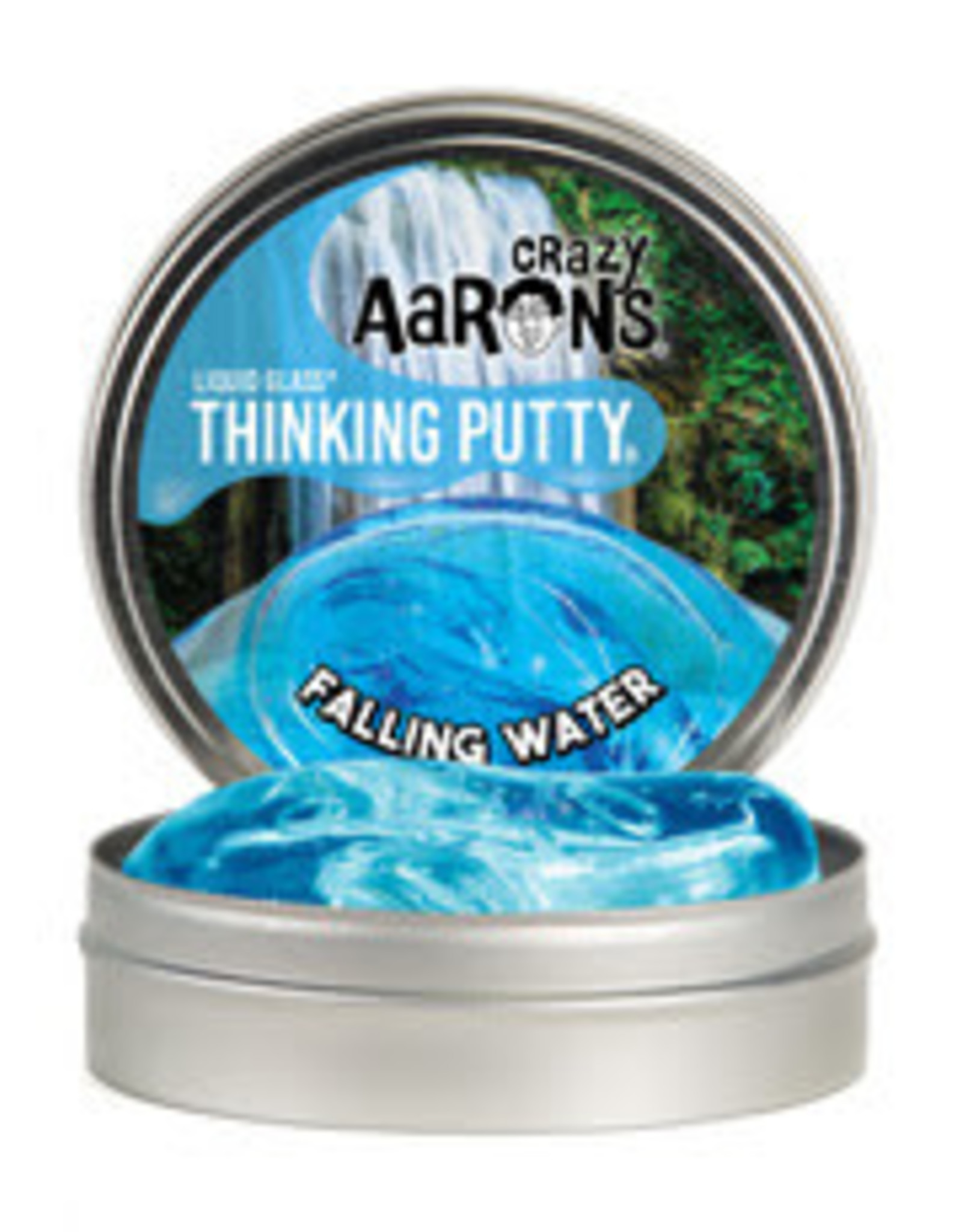 Crazy Aaron's Thinking Putty Crazy Aaron's Liquid Glass 4" Tins