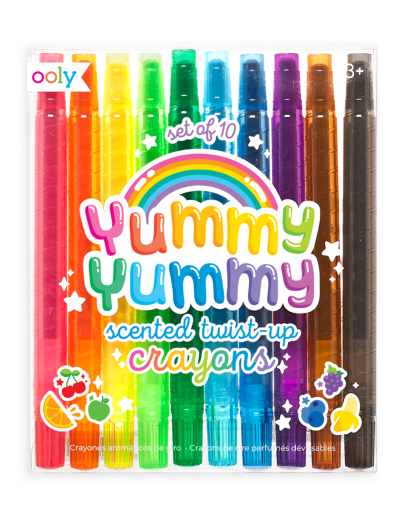 OOLY YUMMY YUMMY SCENTED TWIST UP CRAYONS - SET OF 10