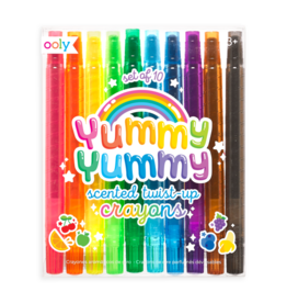OOLY YUMMY YUMMY SCENTED TWIST UP CRAYONS - SET OF 10