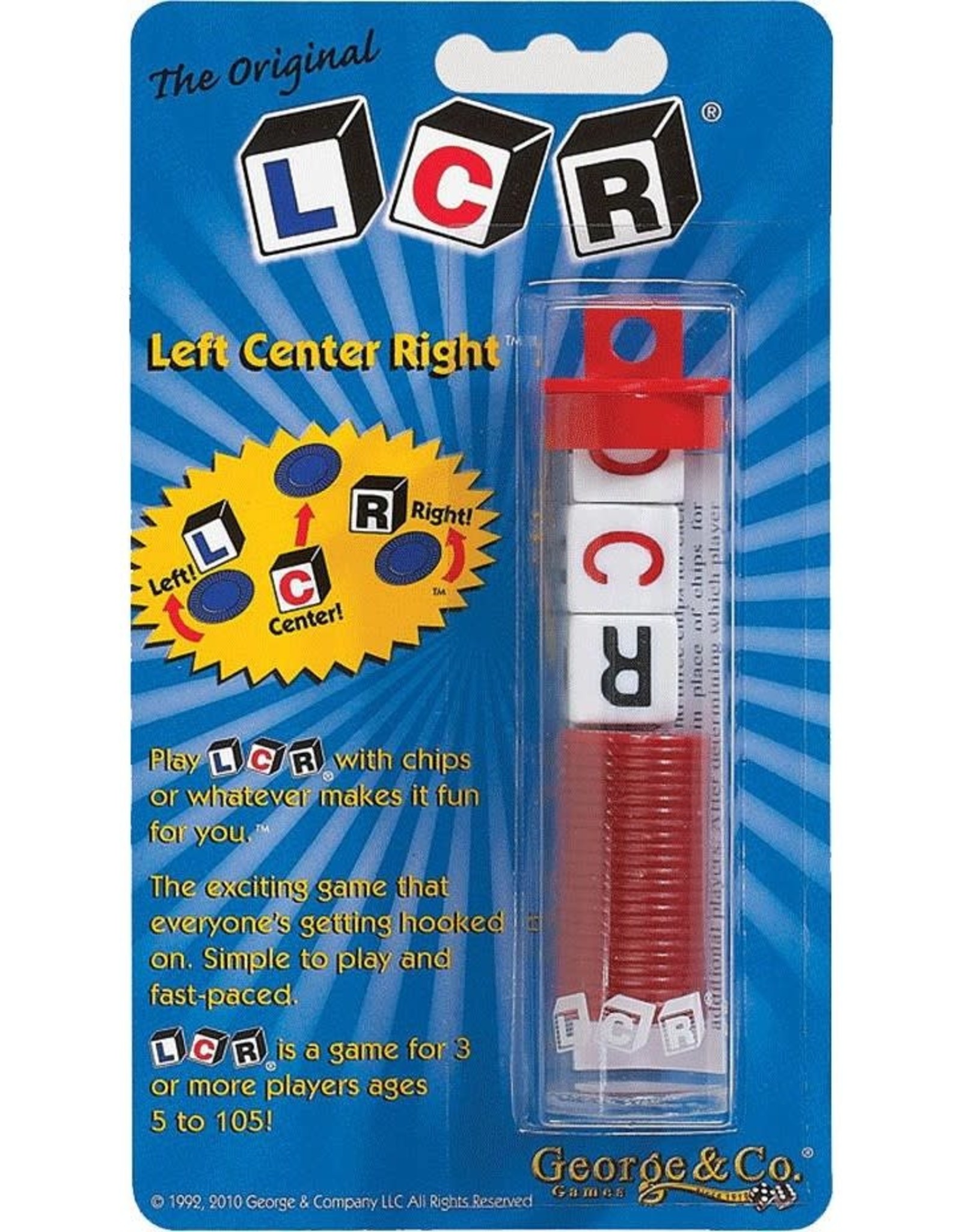 George & Co LCR Carded Game Tube