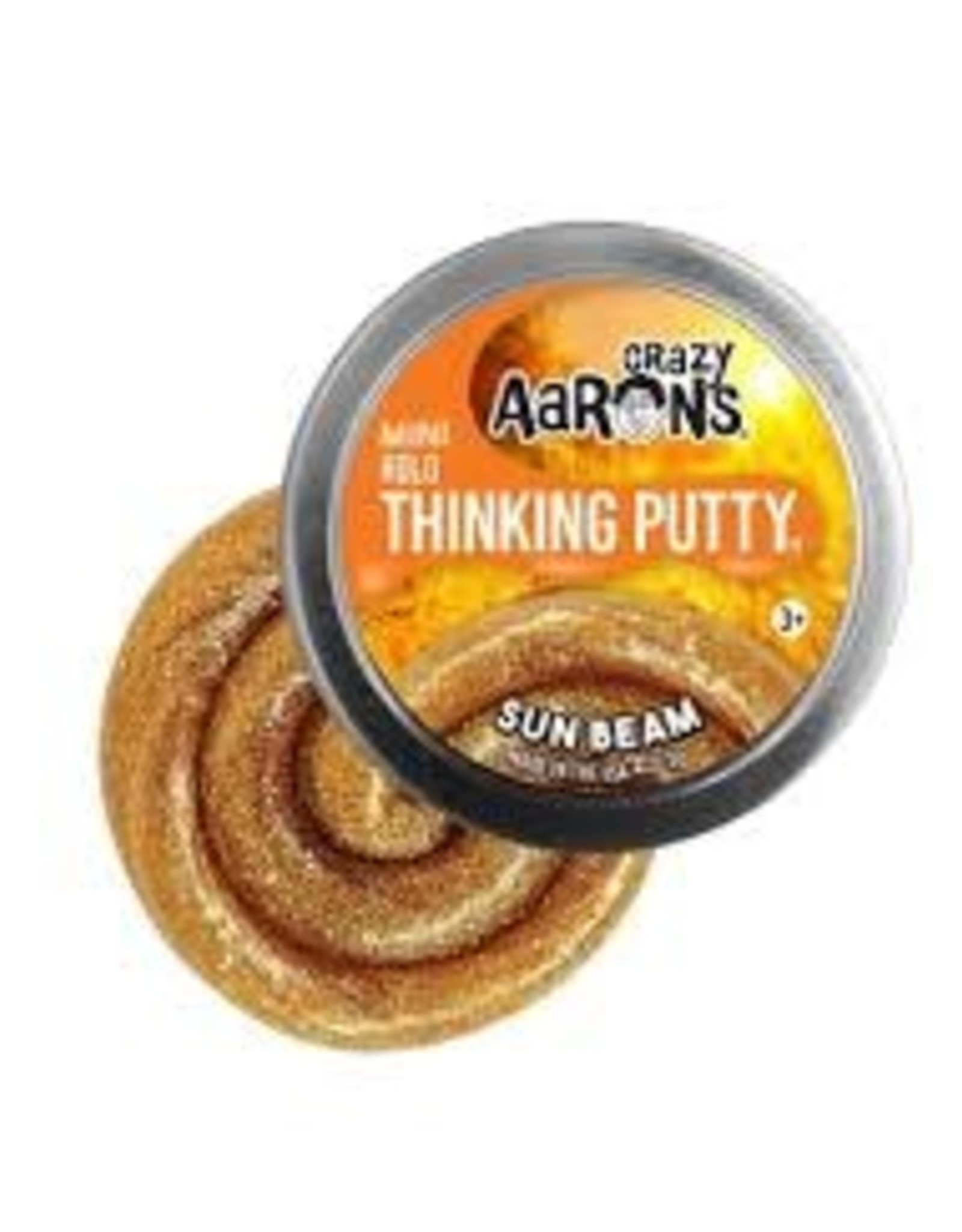 Crazy Aaron's Thinking Putty Crazy Aaron's Mini Tin -  Sun Beam (Holo)