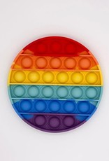 Push 'n' Pop Push Bubble Fidgets Rainbow (Round)