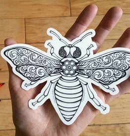 Crystal Salamon Colouring Sticker - Bee