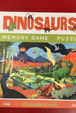 Crocodile Creek LTP MEMORY GAME & PUZZLE/DINOSAURS