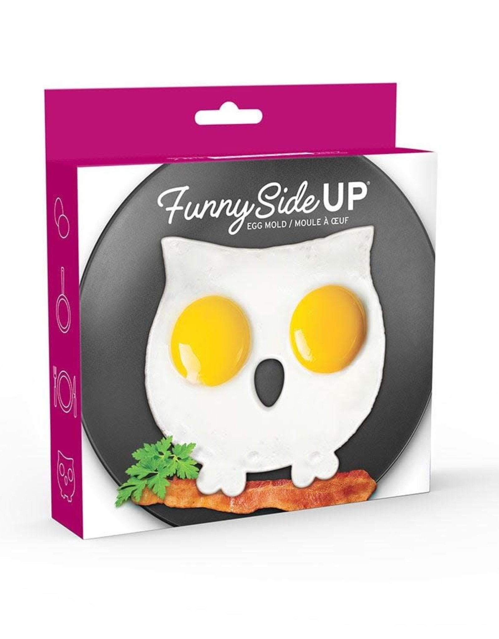 Fred & Friends Funny Side Up-Owl-Egg Mold