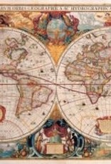 Peter Pauper Press OLD WORLD MAP 1000 PIECE JIGSAW PUZZLE