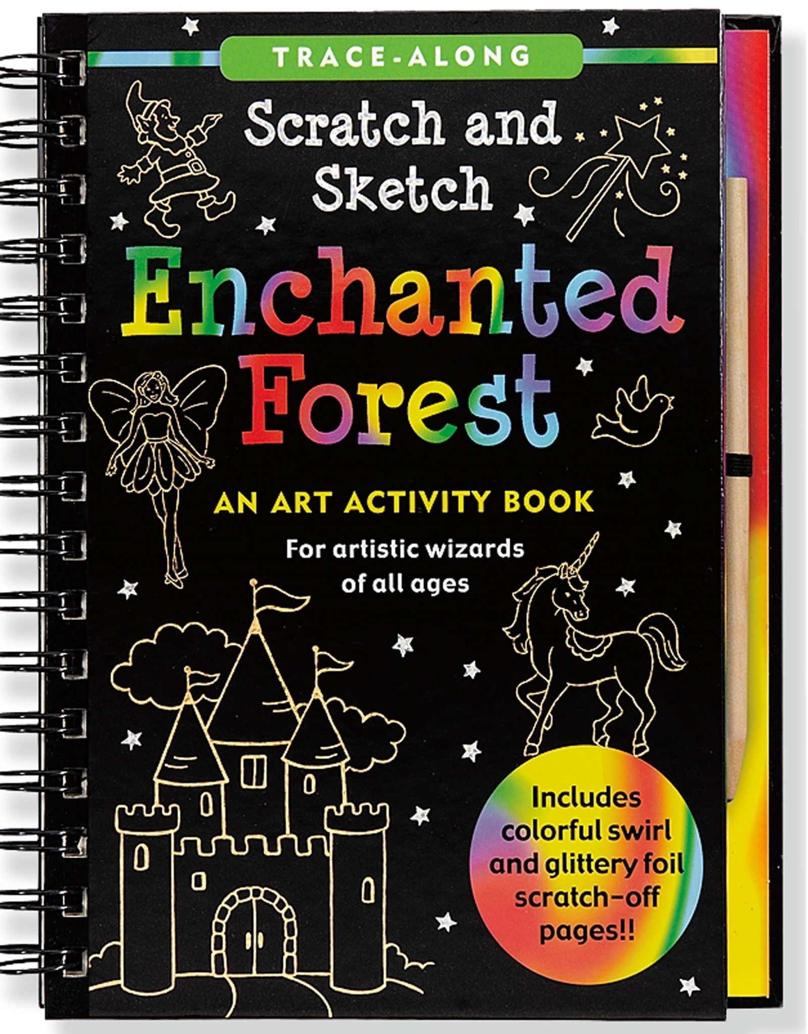 Peter Pauper Press ENCHANTED FOREST SCRATCH AND SKETCH