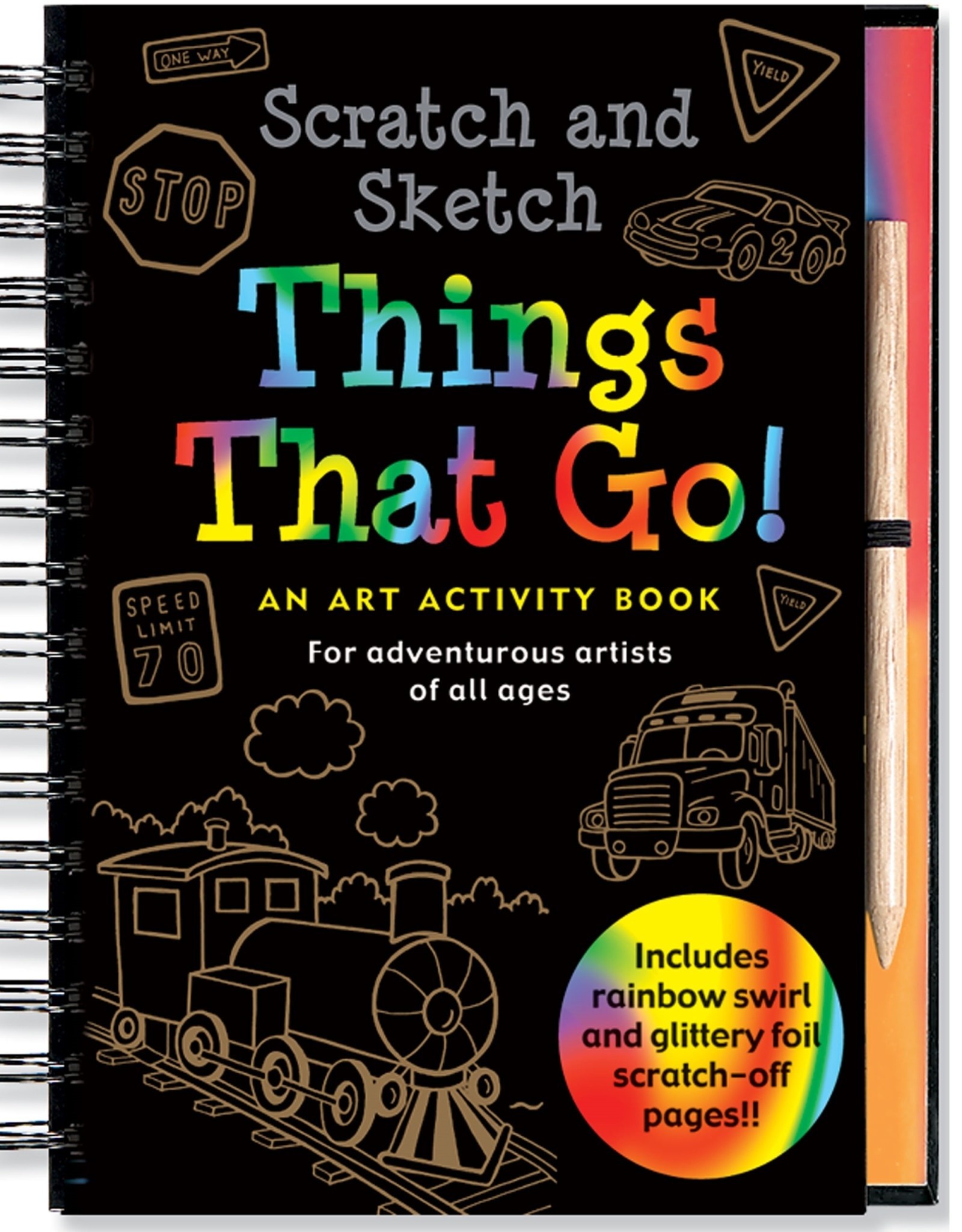 Peter Pauper Press SCRATCH AND SKETCH THINGS THAT GO!