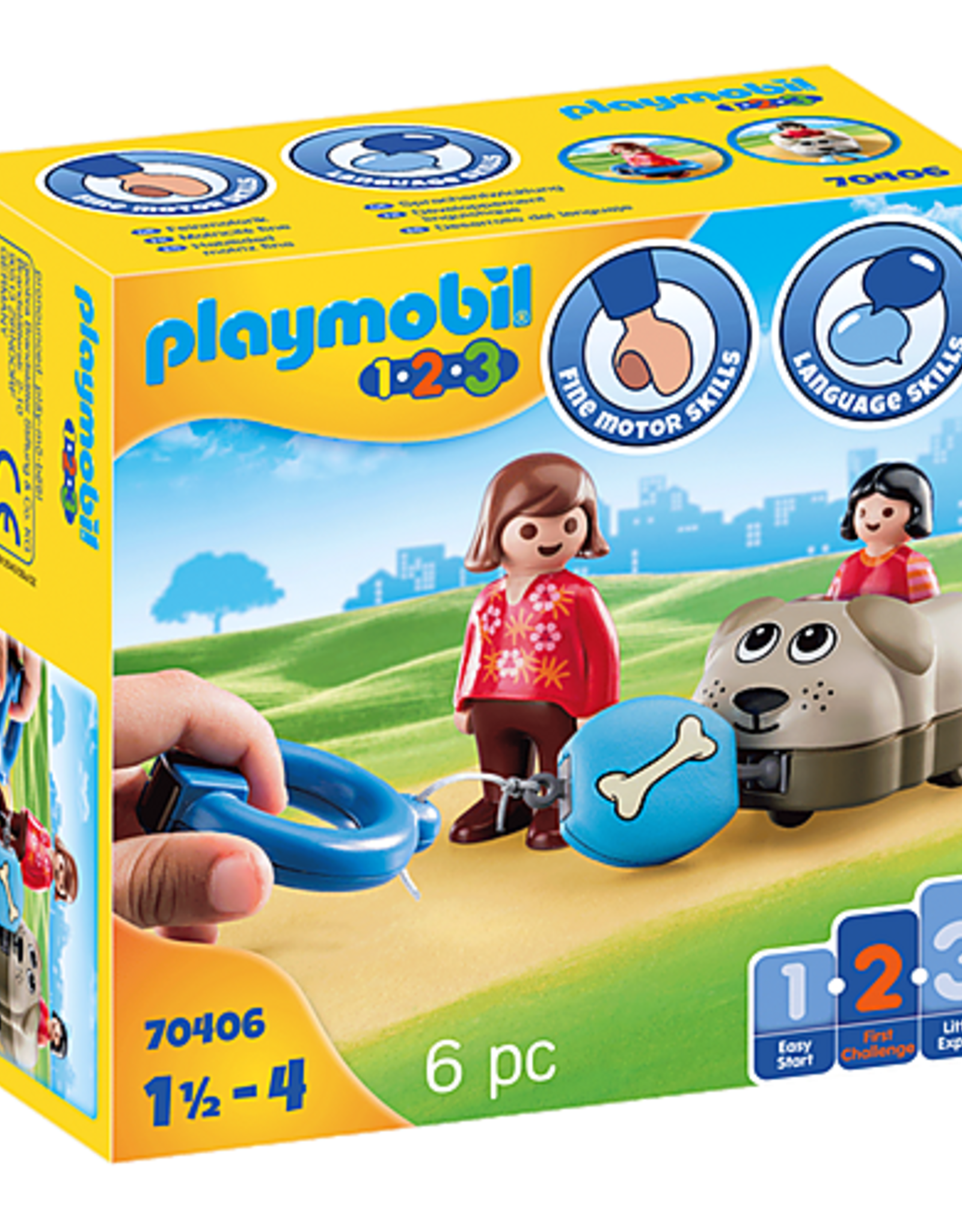 Playmobil 1-2-3 Dog Train