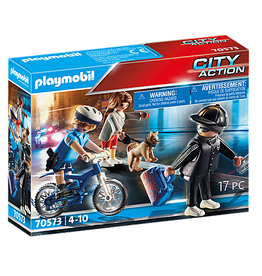 Playmobil Police Bicycle with Thief
