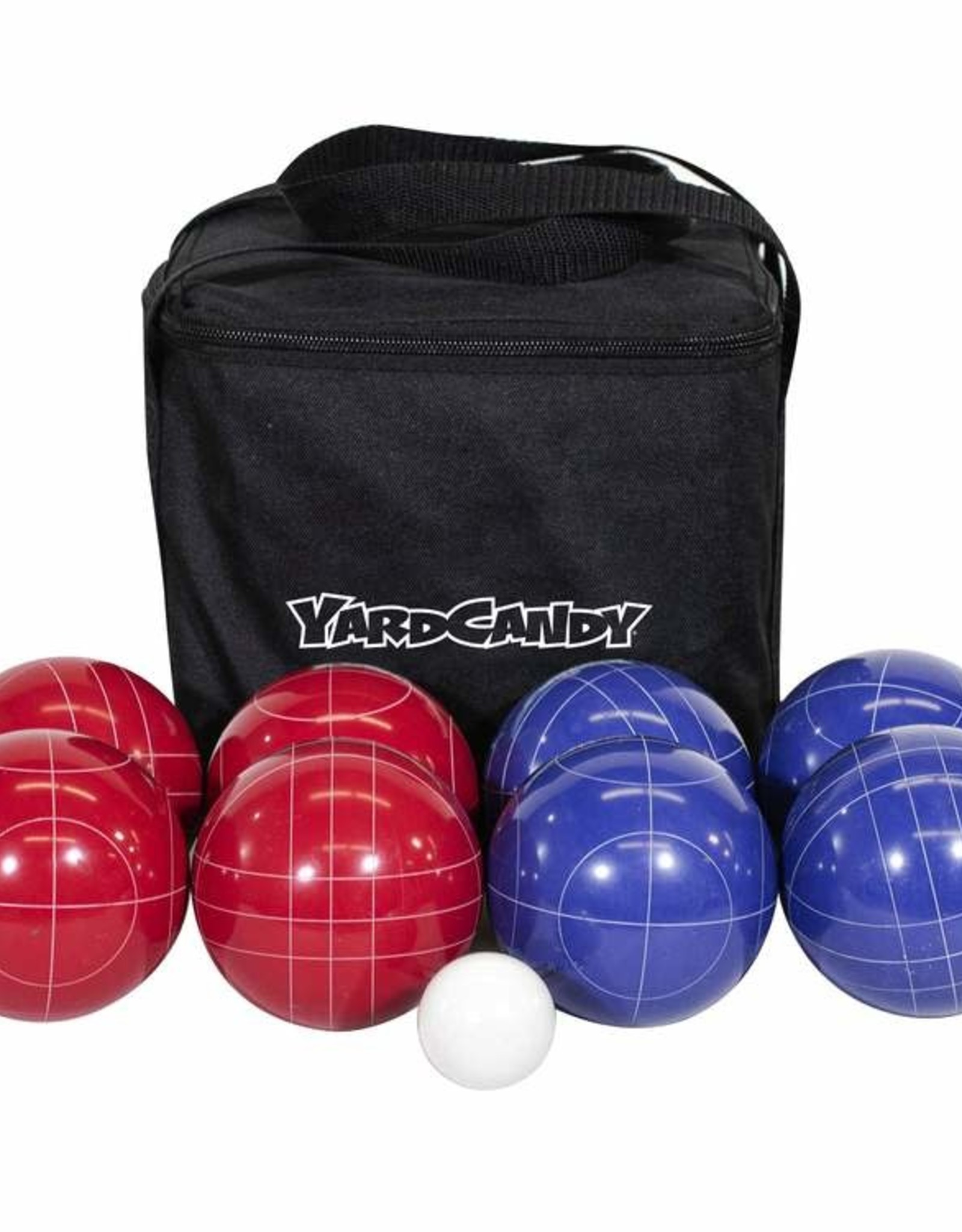 Yard Candy Deluxe Resin Bocce Ball Set with Carry Case