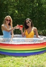 Pool Candy Rainbow Glitter Sunning Pool