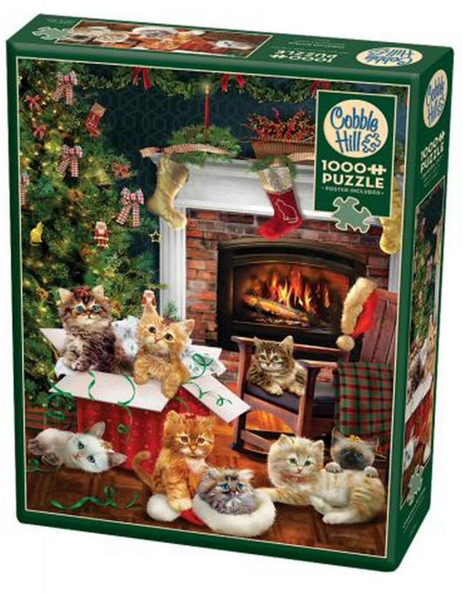 Cobble Hill Christmas Kittens 1000PC CH80242