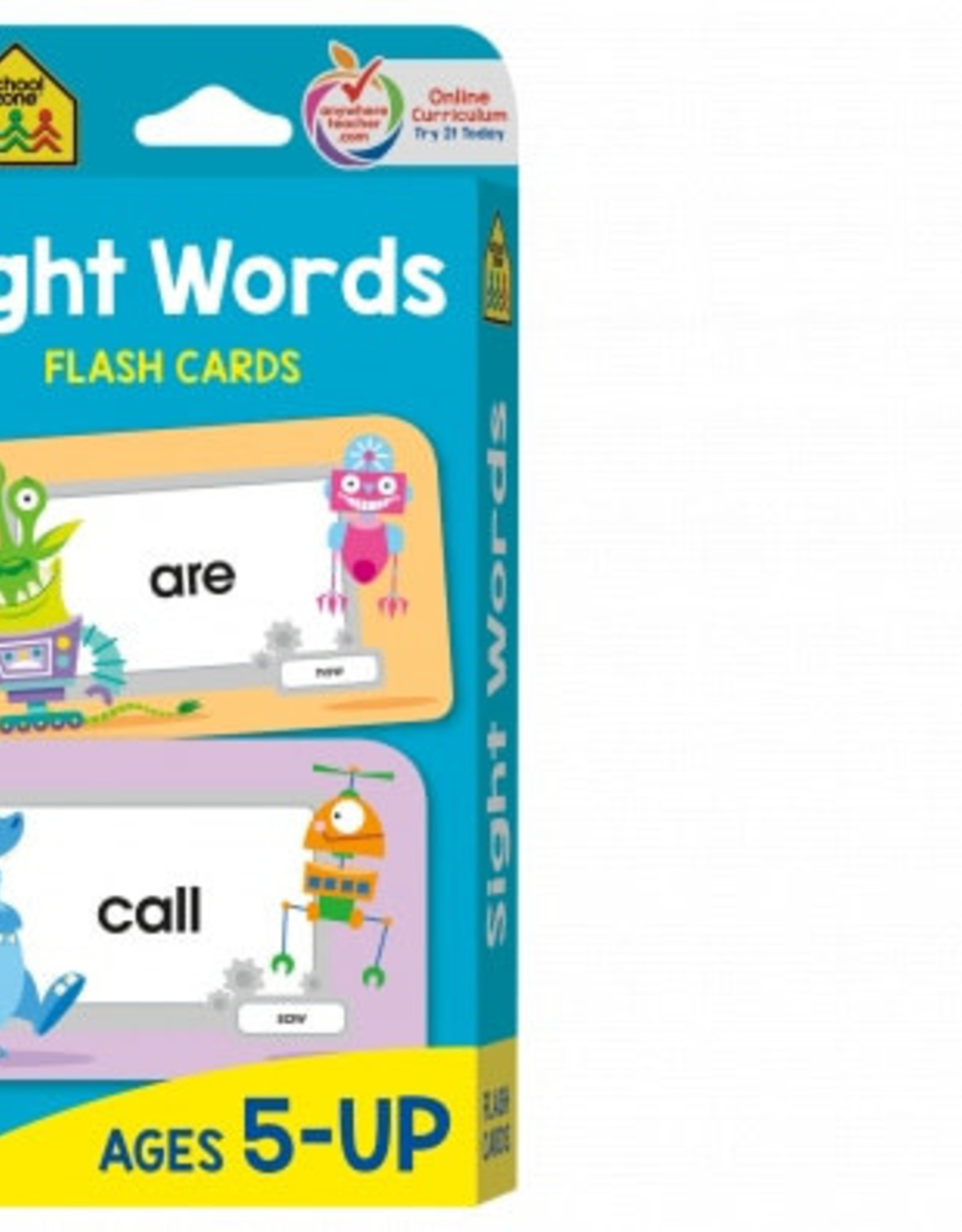 School Zone Sight Words Flash Cards