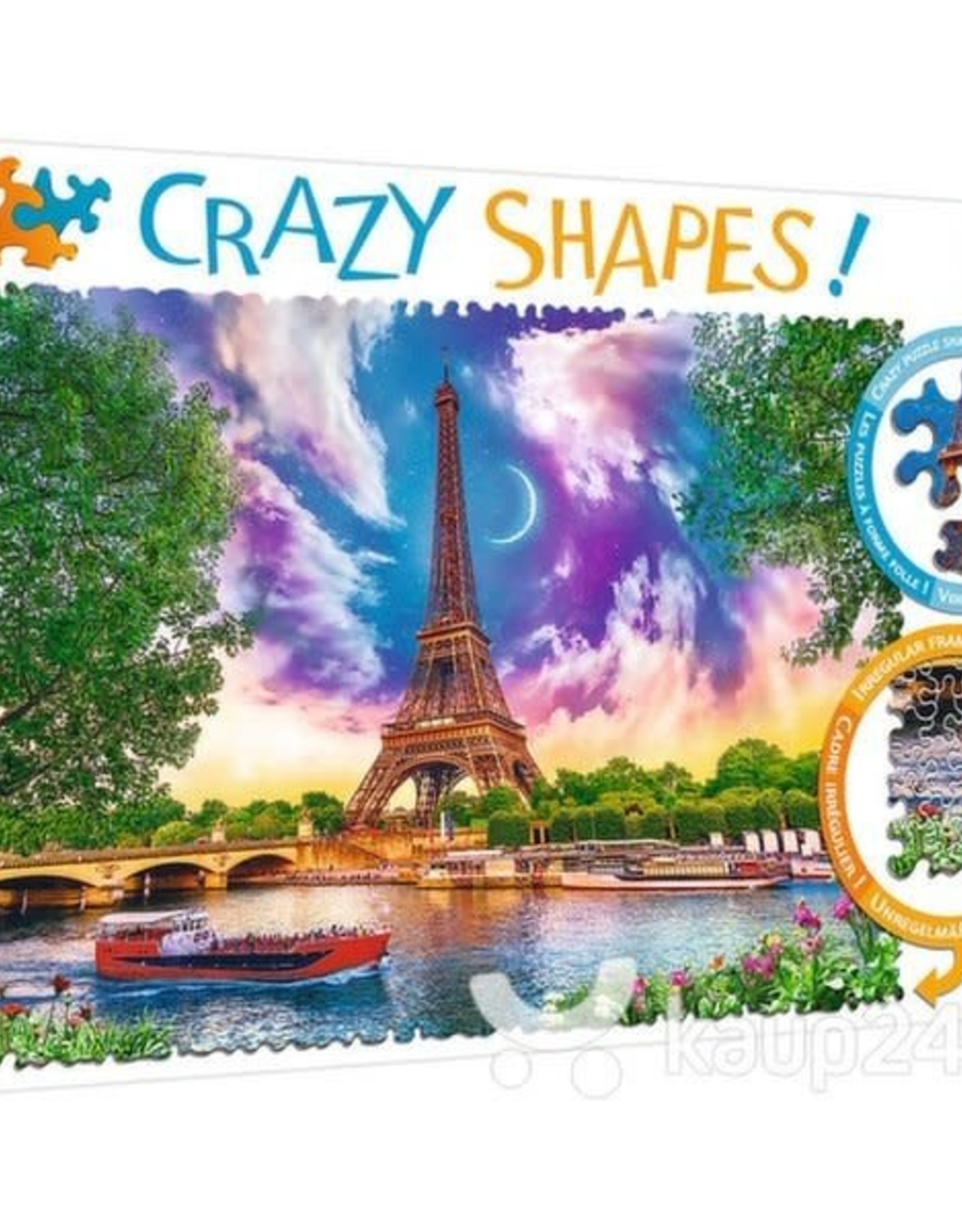 Trefl CRAZY SHAPES: SKY OVER PARIS 600pc 111156