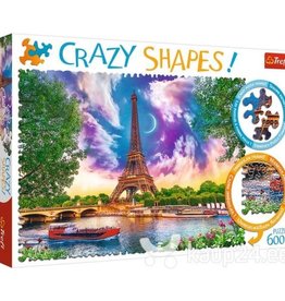 Trefl CRAZY SHAPES - SKY OVER PARIS 600pc 111156